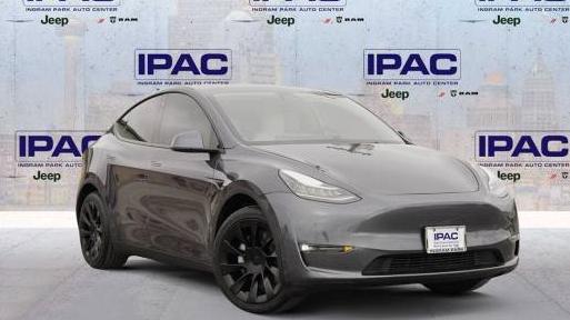 TESLA MODEL Y 2021 5YJYGDEDXMF121868 image